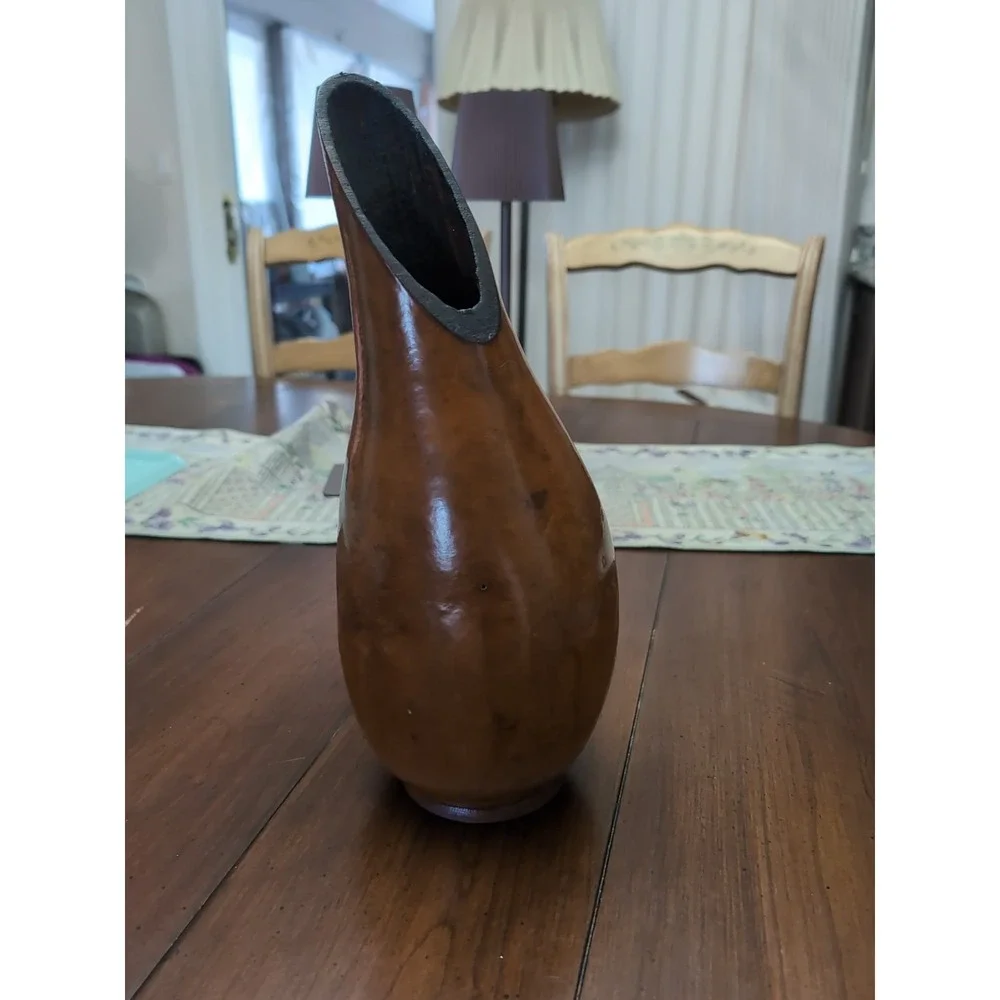 Gourdicopia Meadowbrooke Gourds Rustic Homegrown Autumn Harvest‎ Decor Vase 13